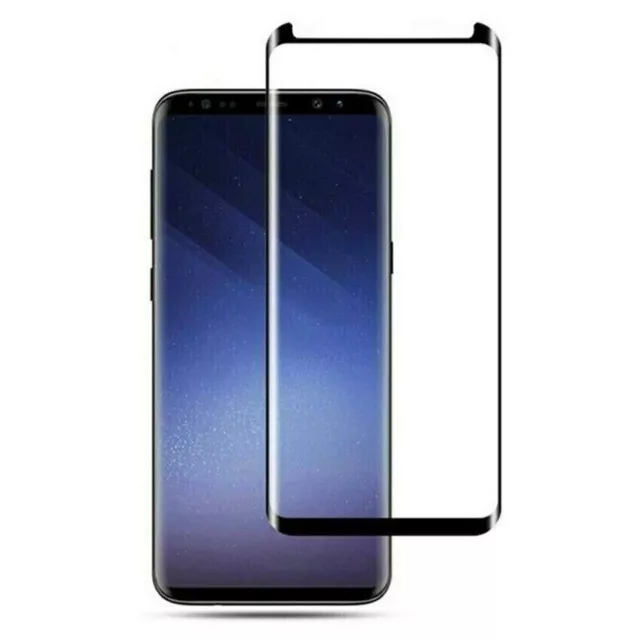 2x Schutzglas für Samsung Galaxy S9 3D Panzer Full Cover Edges Glas