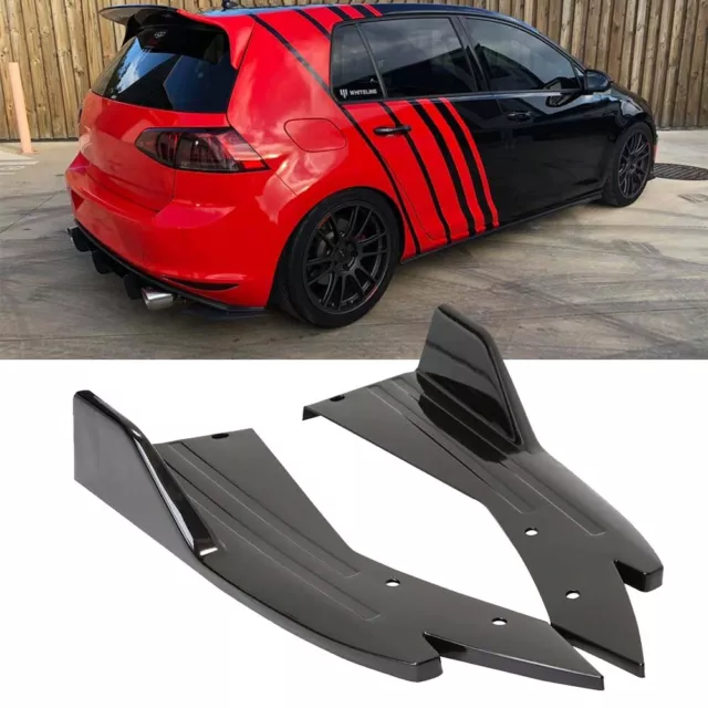 Paraurti auto labbro splitter spoiler flap diffusore nero per VW GOLF 5 GTI GT