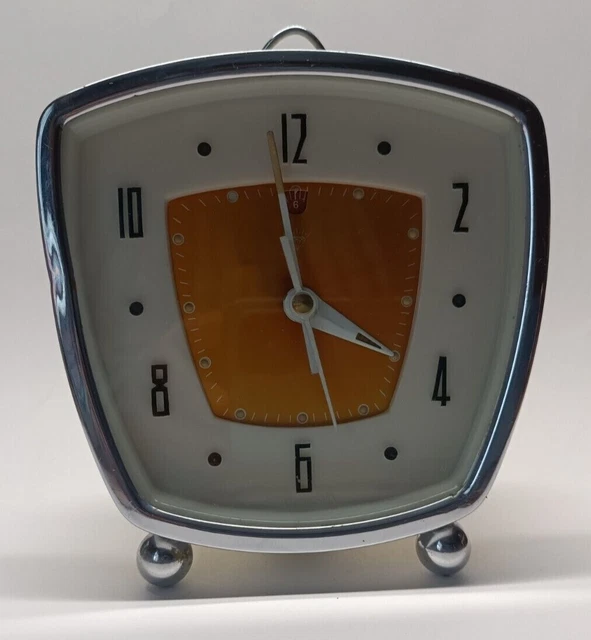 Orologio Sveglia Meccanico Carica A Molla Diamond Anni 60 Funzionante