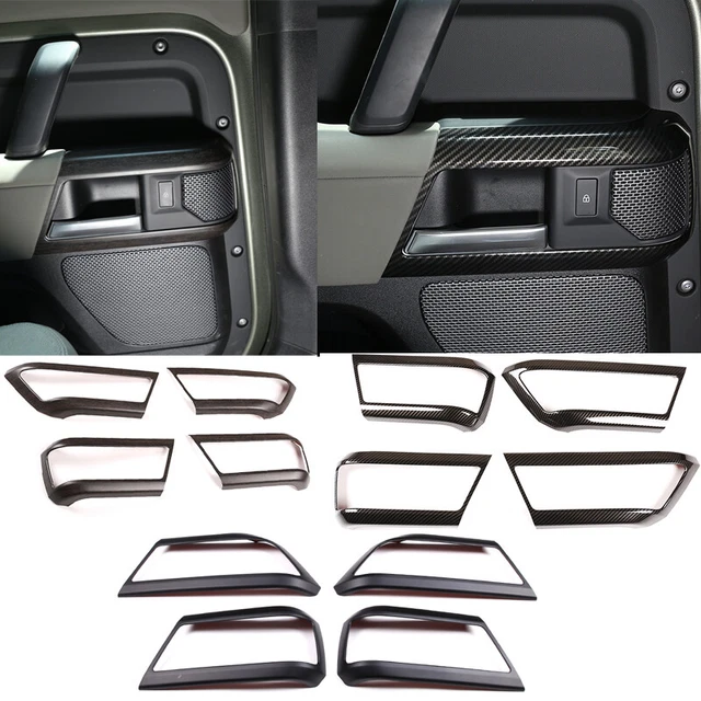 For Land Rover Defender 110 ABS Inner Car Door Handle Frame Cover 2020 （3 Color）
