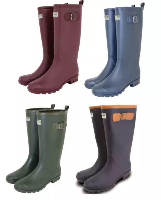 Town & Country Wellington Boots Lightweight PVC Fully Lined Unisex UK Size 4-12