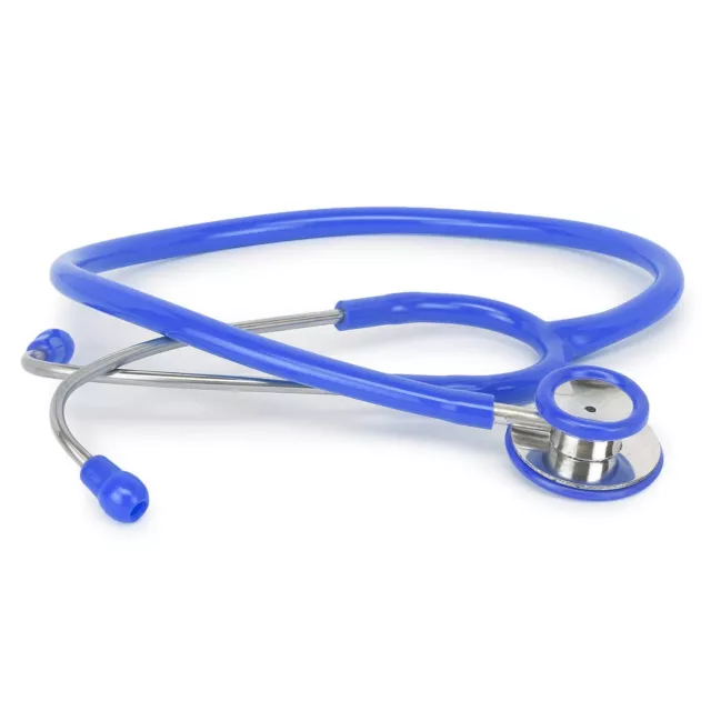 RCSP Deluxe Acoustic Stethoscope Color Blue For Meddical Students & Doctors