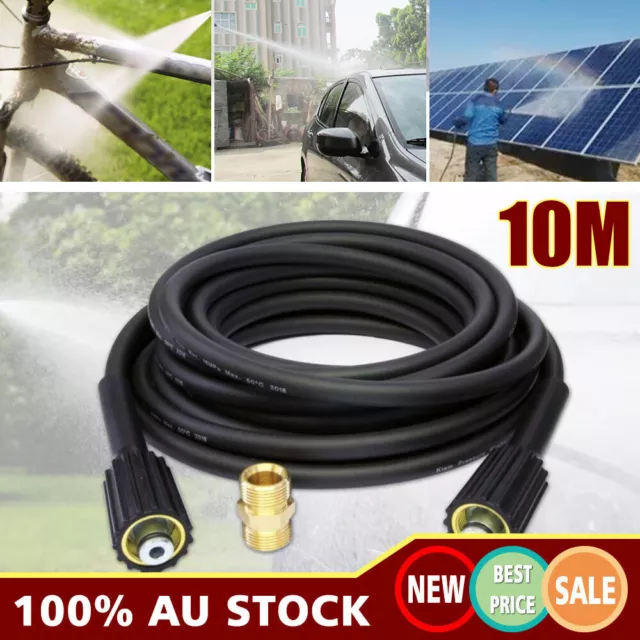 10m Karcher Extension Hose K Series High Pressure Washer Hose M22 Connector Kit