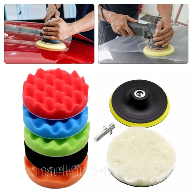 3 Inch Car Polishing Disc Buffing Waxing Sponge Wool Wheel Drill Polishing Pad