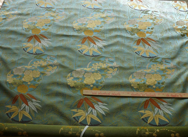 Kravet Coutour Imperial Kimono Silk Lampas Mineral Blue Bty Msrp$270/Y 8