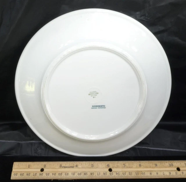 Syracuse China Sorrento Dinner Plate Southern Pacific Railroad Hotel ! 3