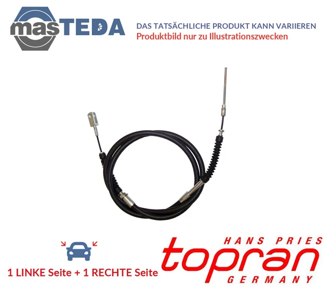 104 023 Handbremsseil Bremsseil Hinten Topran 2Pcs Für Seat Cordoba,Ibiza Ii