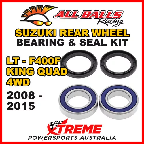 25-1293 ATV REAR WHEEL BEARING KIT For Suzuki LT-F400F 4WD KING QUAD 2008-2015