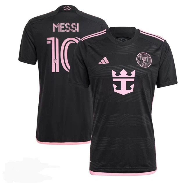 MEN'S INTER MIAMI CF Lionel Messi adidas Black 2024 La Noche Replica