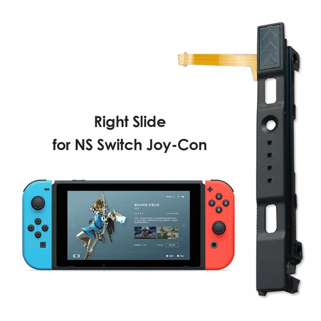 Nintendo Switch Side Rails SLIDE RAIL SLIDER w/ Flex Cable for Nintendo Switch Joy Con Controller ...