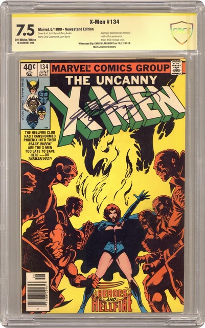 Uncanny X-Men Mark Jewelers #134MJ CBCS 7.5 Newsstand SS Chris Claremont 1980