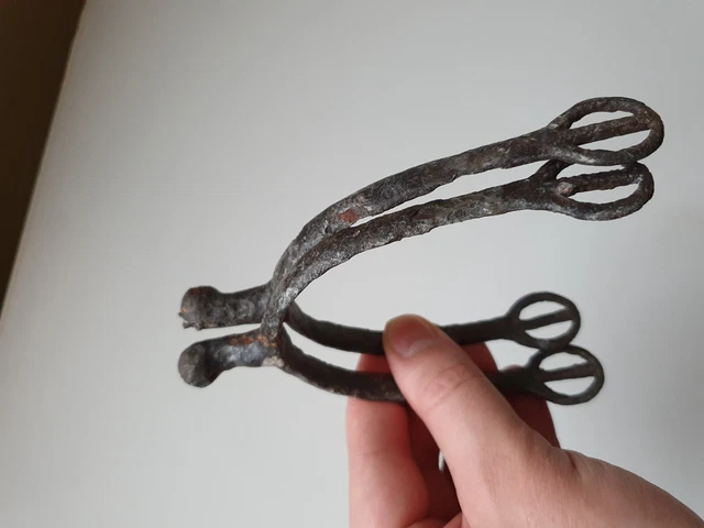 Vintage Spur Pair of Metal Boot Spurs Cowboy Old Rare