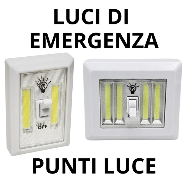 Luci Notturne LED Con Sensore Auto - Set Da 4 Per Camera, Bagno E Corridoio - Foto 8