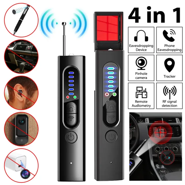 Profi Wanzen Detektor Hidden Camera Detector Wireless Spionage Kamera Finder D