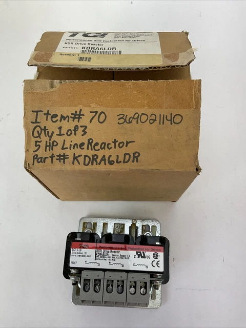 Tci Kdra6Ldr Kdr Drive Reactor 600V Motor Amp 1.1