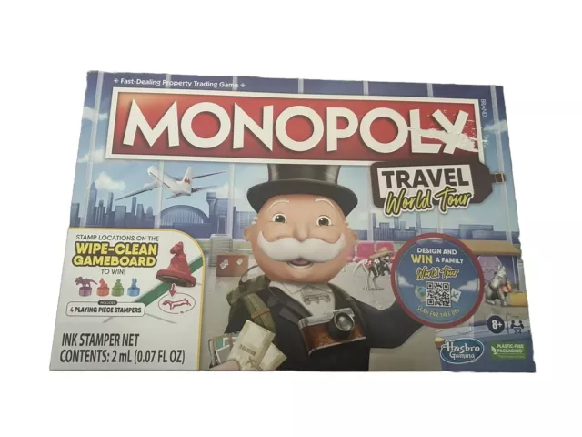 Monopoly Travel World Tour New And Sealed Boxed Classic Board Game