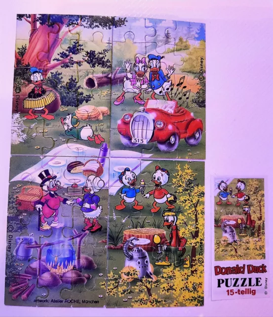 Ü Ei Superpuzzle Donald Duck 1987 + 1 BPZ