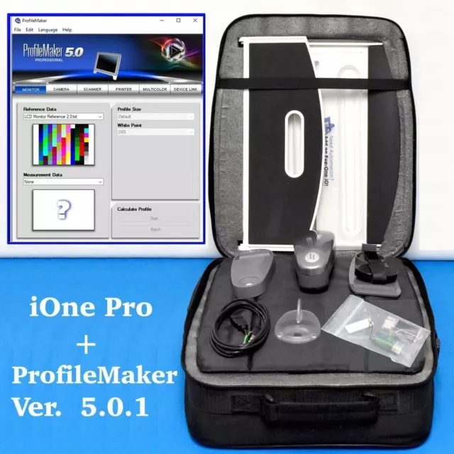 X-rite GretagMacBeth i1 iOne Pro Rev"D" Spectrophotometer W/ ProfileMaker 5.0.1