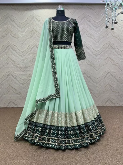 Designer Lehenga Choli Indian Party Wear Bollywood Pakistani Wedding Lengha Dres