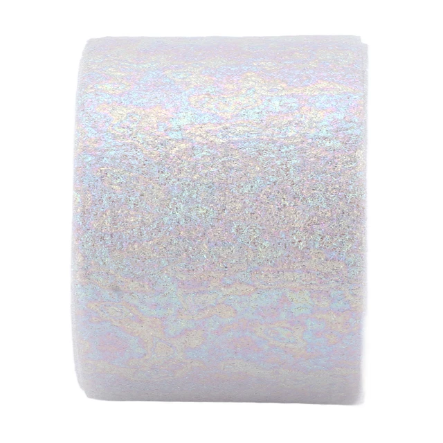 (Gris Argent)Rouleaux De Tulle à Paillettes Tulle à Paillettes à Quatre
