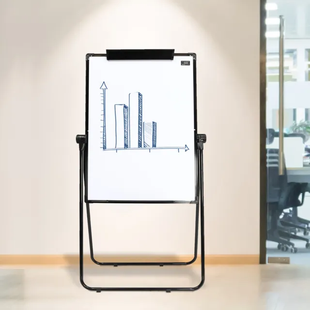 Dry Erase Board With Stand 40x28'' Whiteboard Double-Sided Magnetic Office Home