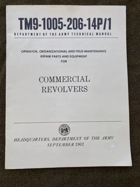 1962 US Army TM9-1005-206-14P/1