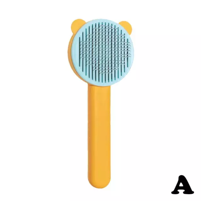 Pet Dog Cat Brush Toilettage Brosse autonettoyante Massage Peigne à cheveux Net) 2