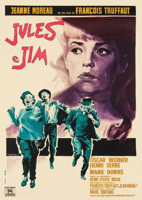 JULES et JIM FILM Rjgc - POSTER HQ 50x70cm d'une AFFICHE CINéMA