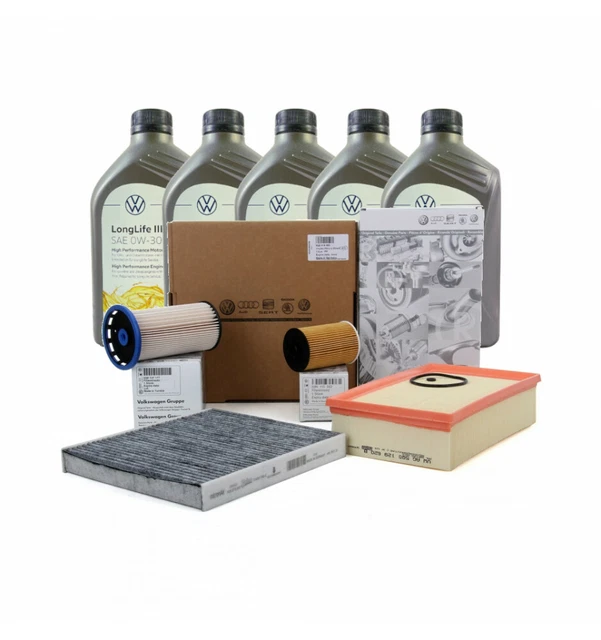 Kit Tagliando Originale Con Olio 0W30 Volkswagen Tiguan Tdi