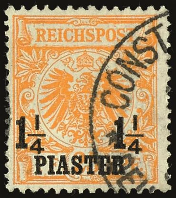 31470) Deutsche Post in der Türkei MiNr. 9a o geprüft Wiegand BPP Mi. 350.-