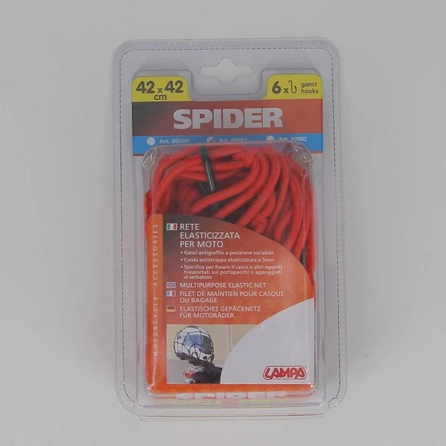 Rete Elastica 42x42 P/bagagli Rossa - GARANZIA ITALIA