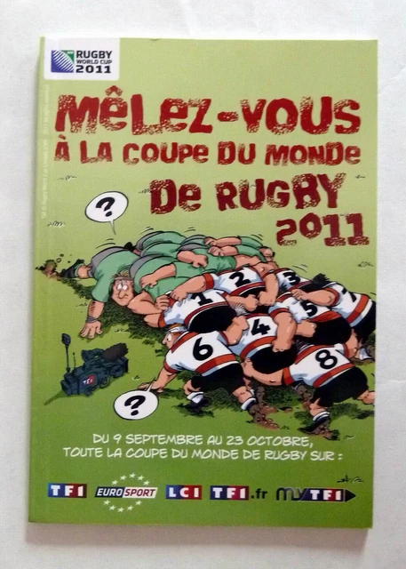 LIVRET COUPE DU MONDE DE RUGBY 2011 EUR 10,00 PicClick FR
