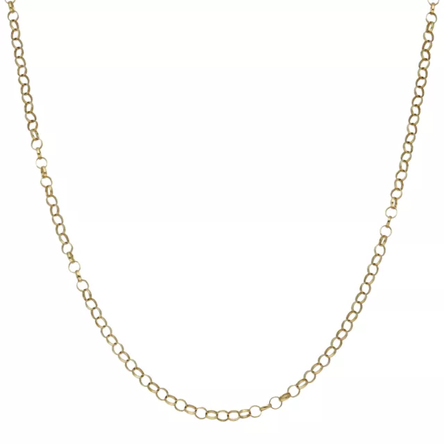 PRE-OWNED 9CT YELLOW Gold 20 Inch Belcher Chain Necklace 505mm(20