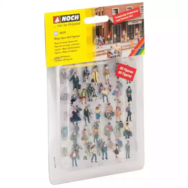 Noch 16070 1/87 H0 Personnages Figurines Mega Set Foule De Gens Ho 2