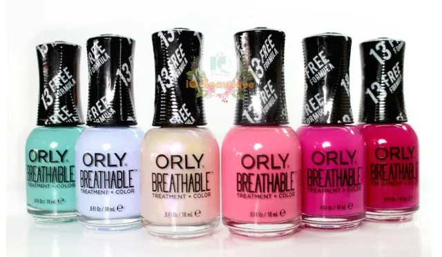 ORLY Breathable Nail Polish + Treatment 0.6 oz *Pick Any* UPDATED NEWEST 2022