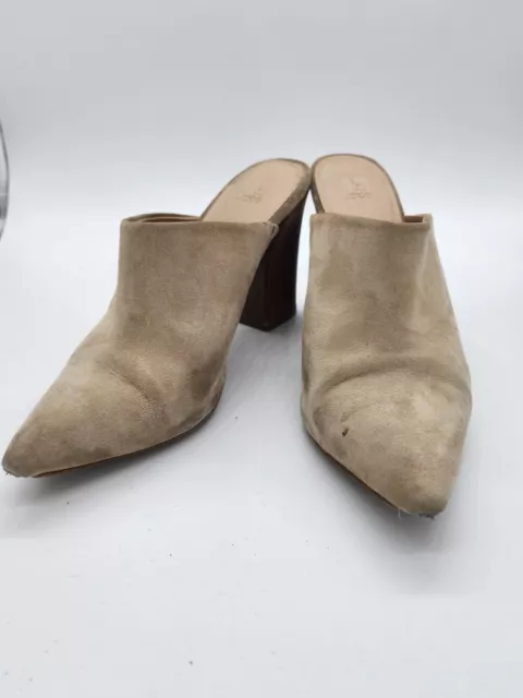 Joes 8.5 Beige Suede Heel