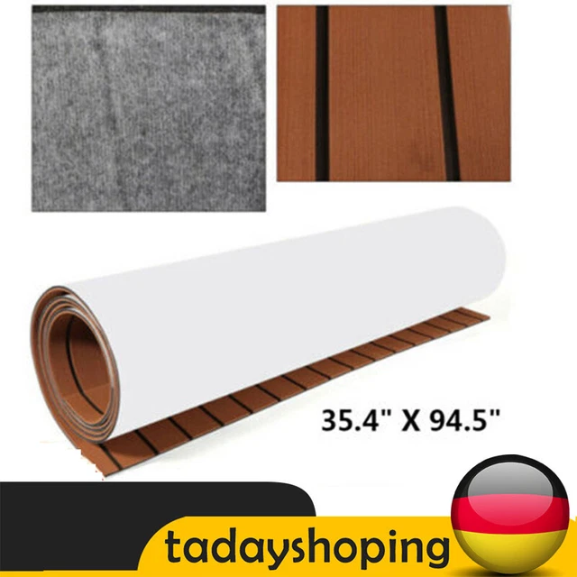 Eva Schaum Teppich Boot Bodenbelag Matte RV Yacht Deck Teppich EVA Schaum Selbstklebend 240x90cm Die Yacht