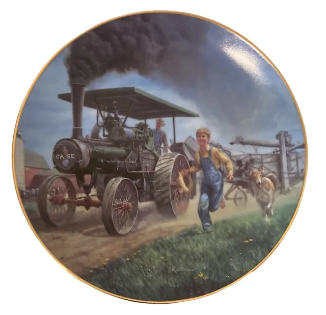 John Deere Farmland Memories 8" Collector Plates Danbury Mint Set of 4 2
