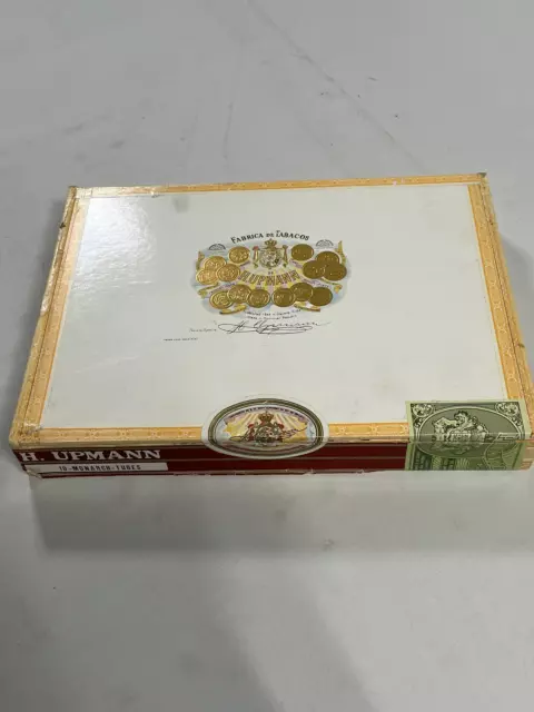 H.Upmann Monarch Tubes Vintage Empty Cigar Box EUC