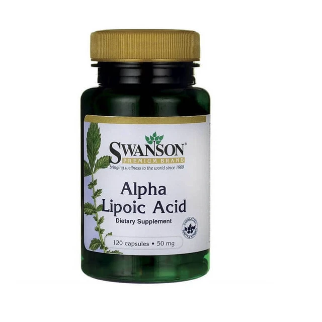ALA kwas alfa liponowy Alpha Lipoic Acid 50mg 120 kapsułek SWANSON