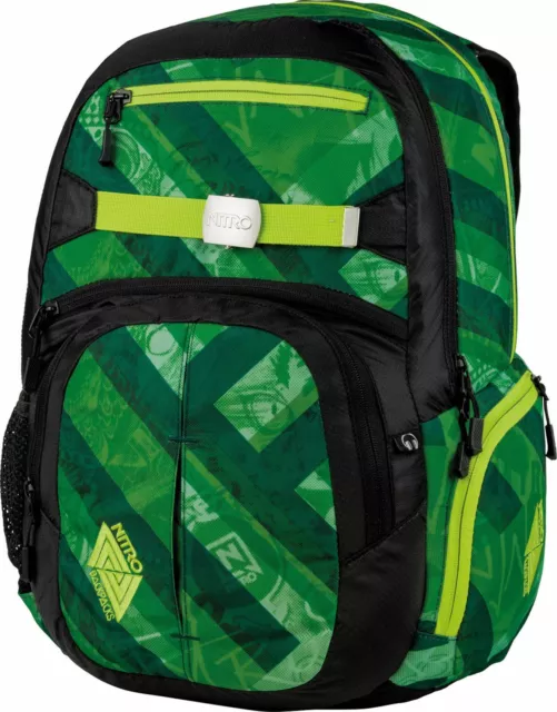 NITRO Daypacker Collection Hero Backpack Rucksack Tasche Wicked Green Grün