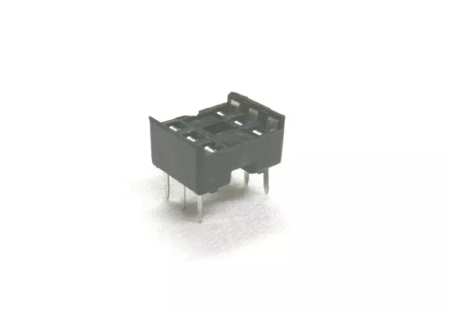 5 x Zoccolo per circuiti integrati 6 pin, a doppia molla, passo 2.54mm