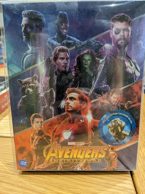 AVENGERS INFINITY WAR [4K UHD + 3D + 2D] Blu-ray STEELBOOK [WeET COLLECTION] A1