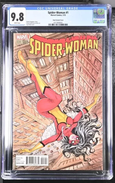 1:25 Spider-Woman #1 - CGC 9.8 - 2015 Siya Oum Variant Marvel Comics Low Census