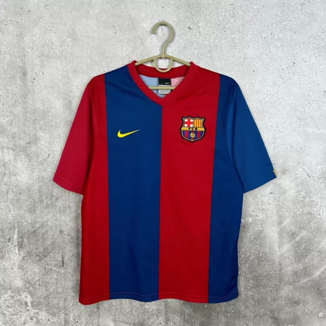 Barcelona 2008 2009 Home Football Shirt Mens Nike Jersey Size S