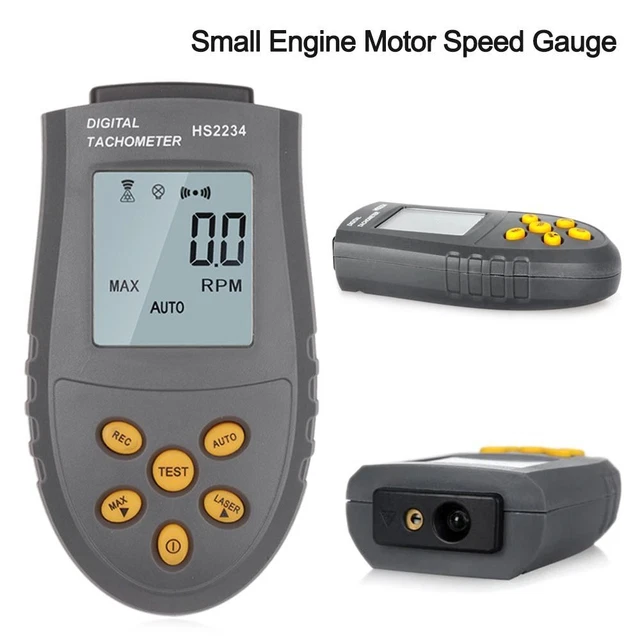 Misuratore di velocità motore piccolo test giri/min tachimetro laser digitale senza contatto