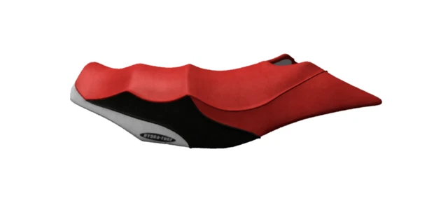 Hydro-Turf SeaDoo Seat Cover GTI 06-08 130 155 Wake 155 09-10 Red/White/Black Em