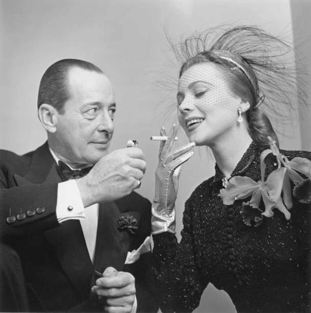 AMERICAN THEATER AND Television Producer Vinton Freedley Lights A Old