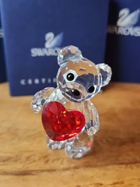 SWAROVSKI  Kris Bär -  Bär ein Herz für dich  - A Heart For You.  Ovp Zertifikat