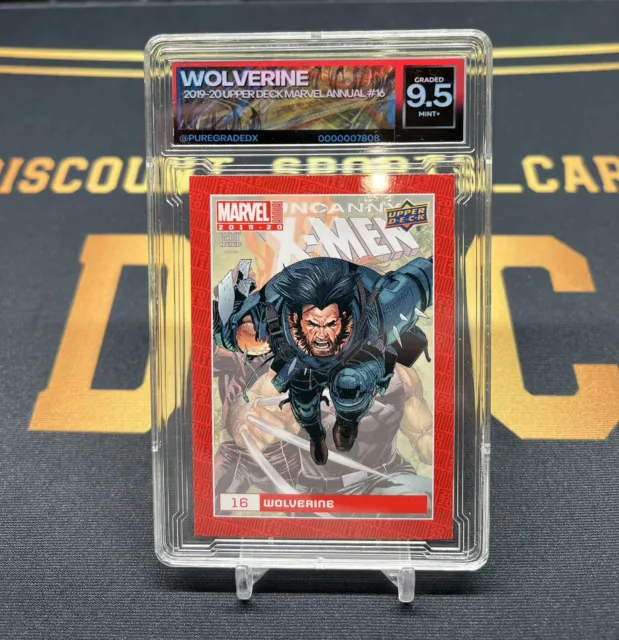 2019-20 Upper Deck Marvel Annual Wolverine #16 Pure Graded X 9.5